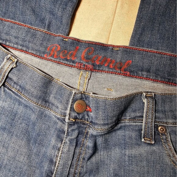 Red Camel Mens Bootcut Distressed 38 x 32 - Picture 2 of 8